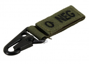 Condor Outdoor O Negative Blood Type Key Chain (OD Green)