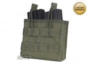 Pantac USA 1000D Cordura Molle EV Universal Double Magazine Pouch (Ranger Green)