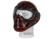 Save Phace Diablo Full Face Tactical Mask (Red/Black)