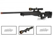 AGM MK96 AWP Bolt Action Spring Sniper Airsoft Rifle Scope Package (Black)