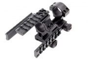Leapers 1" Carry Handle Scope Mount with Integral Tactical Rails