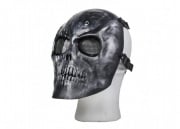 Bravo Airsoft Tactical Gear Full Face Skull Mask (Silver)