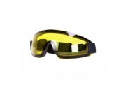 Bravo Airsoft Low Pro Goggles w/ Yellow Lens