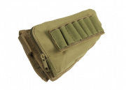 Modify Rifle Stock Ammo Pouch with Leather Cheek Pad (TAN)