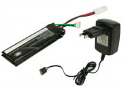 (Discontinued) SRC 11.1v 1000 mAh LiPo Tri-Panel Battery Package (Battery, Charger & Liposack)