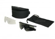 Revision Sawfly Shooting Glasses Essential Kit Regular Frame (Black)