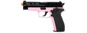 Sig Sauer P226 Spring Airsoft Pistol With Spare Magazine (Black/Pink)