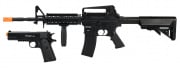 Sig Sauer Patrol Kit With Spring Pistol And M4 AEG Airsoft Rifle 7500 BBs Included (Black)