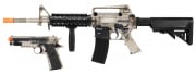 Sig Sauer Patrol Kit With Spring Pistol And M4 AEG Airsoft Rifle 5000 BBs Included (Clear)