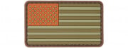 Emerson US Flag PVC Patch Velcro (Tan)