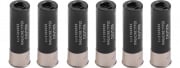 WST 15 Round Shotgun Shells for Airsoft Shotguns (Black/6 Pack)