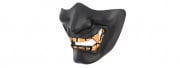 G-Force Yokai Ogre Half Face Mask With Soft Padding (Black/Gold)