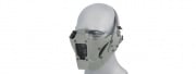 G-Force Adjustable Retro Mecha Half Face Mask (Gray)