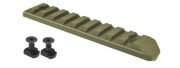 Atlas Custom Works 9-Slot Full Metal M-LOK Picatinny Rail Segment (Tan)