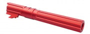 Atlas Custom Works 5.1 Inch Aluminum Straight Fluted Outer Barrel for TM Hicapa M11 CW GBBP (Red)