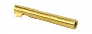 Airsoft Masterpiece Edge Custom Stainless Steel Outer Barrel for Hi-Capa 5.1 GBB Airsoft Pistol (Gold)