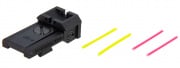 Airsoft Masterpiece Aluminum Rear Sight With Fiber Optics For Hi-Capa S Style