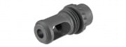 Ares 14mm Clockwise MS-338 Compensator Flash Hider (Black)