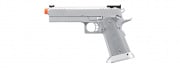 Army Armament R609 Hi-Capa Gas Blowback Airsoft Pistol (Silver)