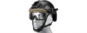 Lancer Tactical Helmet Safety Goggles (Foliage/Clear Lens)