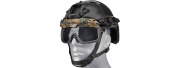 Lancer Tactical Helmet Safety Goggles (Digital Woodland/Smoke Lens)