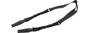 Lancer Tactical 2-Point Bungee Sling with Dual Buckles (Black)