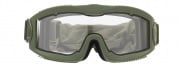 Lancer Tactical Aero Protective OD Green Airsoft Goggles (Clear Lens)