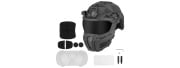 Wosport Tactical Full Protection FAST Airsoft Helmet (Black)