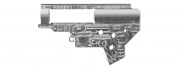 Gate EON V2 Gearbox Shell for AEG Airsoft Gun Rev. 2 (Silver)