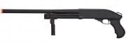 JG Golden Eagle M870 3/6-Shot Pump Action Gas Airsoft Shotgun With Forend Grip (Black)