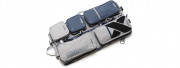 Laylax Satellite Collapsible Compact Container and Gun Case (Navy/Gray) 24"