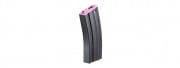 Lancer Tactical Metal Gen 2 300 Round High Capacity Airsoft Magazine for M4/M16 (Black & Purple)