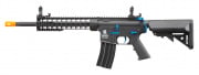 Lancer Tactical LT-19BAN-G2 Gen 2 10" Keymod M4 Carbine Airsoft AEG Rifle (Black/Blue)