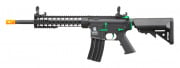 Lancer Tactical LT-19BAZ-G2 Gen 2 10" Keymod M4 Carbine Airsoft AEG Rifle (Black/Green)