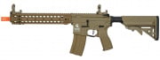 Lancer Tactical LT-24TA12-G2-E Hybrid ETU & METAL RAILS M4 Carbine AEG Airsoft Rifle (Tan)