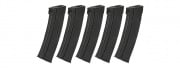 Lancer Tactical Pack of 5 500 Round AK Hi-Capacity Magazine (Black)