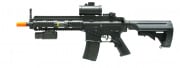Double Eagle 614 LPEG Airsoft Rifle w/ Red Dot Sight (Black)