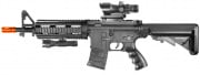 UK Arms Heavy Version Short Barreled M4 Airsoft Spring Rifle w/ Flashlight and Red Dot Sight