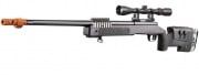 WellFire MB17BA Bolt Action Airsoft Sniper Rifle w/ Scope (Black)