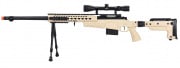 Well MB4418-3 Bolt Action Airsoft Sniper Rifle w/ Scope And Bipod (Tan)