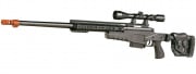 WellFire MB4419-2BA Bolt Action Airsoft Sniper Rifle w/ Scope (Black)