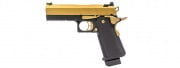 Raven Airsoft 4.3 Hi Capa GBB Airsoft Pistol (Black & Gold)