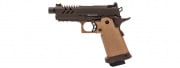 Vorsk Airsoft Pro 3.8 GBB Hi Capa Airsoft Pistol (Tan & Bronze)