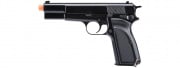 WE Tech Hi-Power Browning MK3 Gas Blowback Airsoft Pistol (Black)
