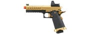 Vorsk Airsoft Pro 5.1 Hi Capa GBB Airsoft Pistol w/ Micro Red Dot (Gold)