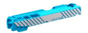 Dr. Black Type 850 Aluminum Slide for TM Hi-CAPA 5.1 GBB Pistols (Aquamarine)