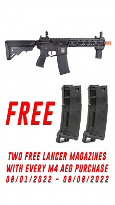 HOW TO GET 2 FREE HIGH SPEED MAGAZINES FOR ANY M4 MAGAZINE AIRSOFT GUNS ENDS MONDAY 08/08