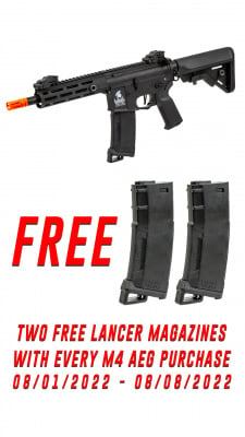 HOW TO GET 2 FREE HIGH SPEED MAGAZINES FOR ANY M4 MAGAZINE AIRSOFT GUNS ENDS MONDAY 08/08