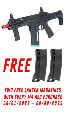 HOW TO GET 2 FREE HIGH SPEED MAGAZINES FOR ANY M4 MAGAZINE AIRSOFT GUNS ENDS MONDAY 08/08