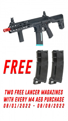 HOW TO GET 2 FREE HIGH SPEED MAGAZINES FOR ANY M4 MAGAZINE AIRSOFT GUNS ENDS MONDAY 08/08